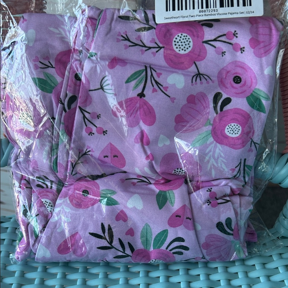 Little Sleepies Pink Floral Pajama Set